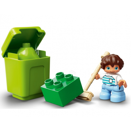 Lego Duplo 10945 Śmieciarka i recykling klocki 2+
